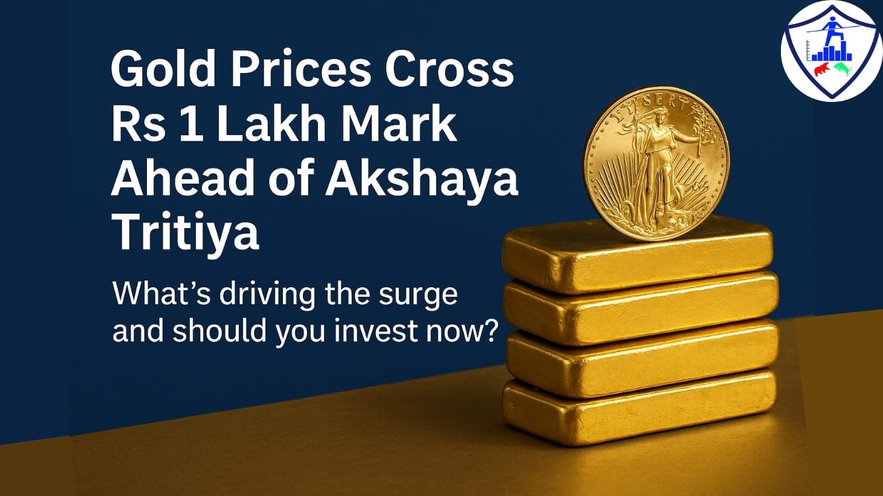 Gold prices cross Rs 1 lakh