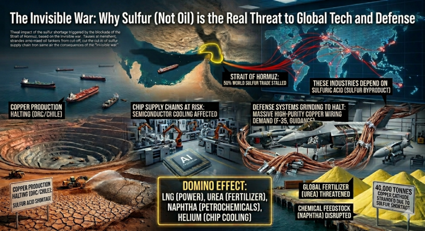 The Invisible War: Why Sulfur (Not Oil) is the Real Threat to Global Tech and Defense