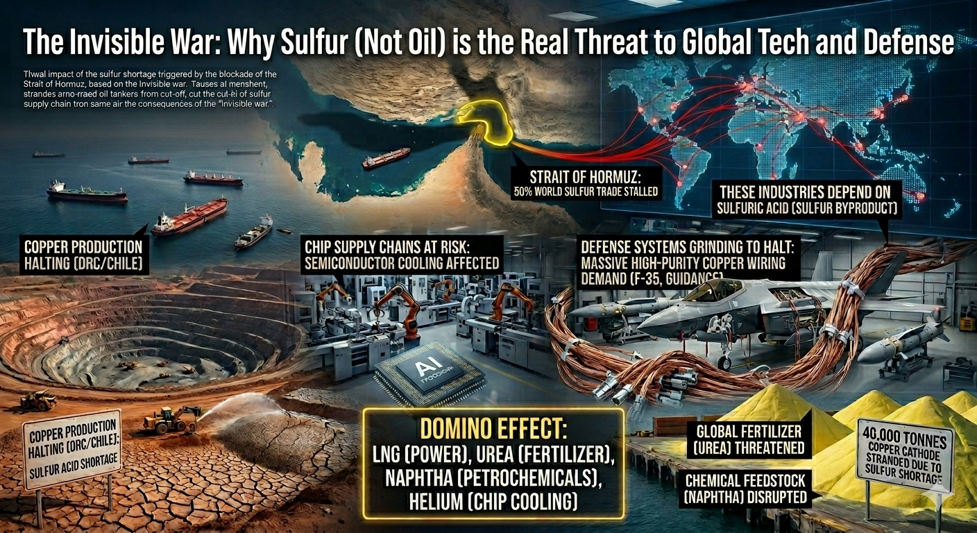 The Invisible War: Why Sulfur (Not Oil) is the Real Threat to Global Tech and Defense