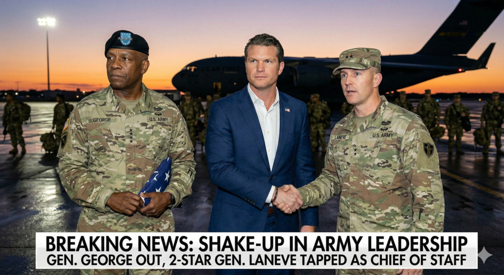 Defense Shake-up: Hegseth Ousts Army Chief of Staff Amid Middle East Escalation