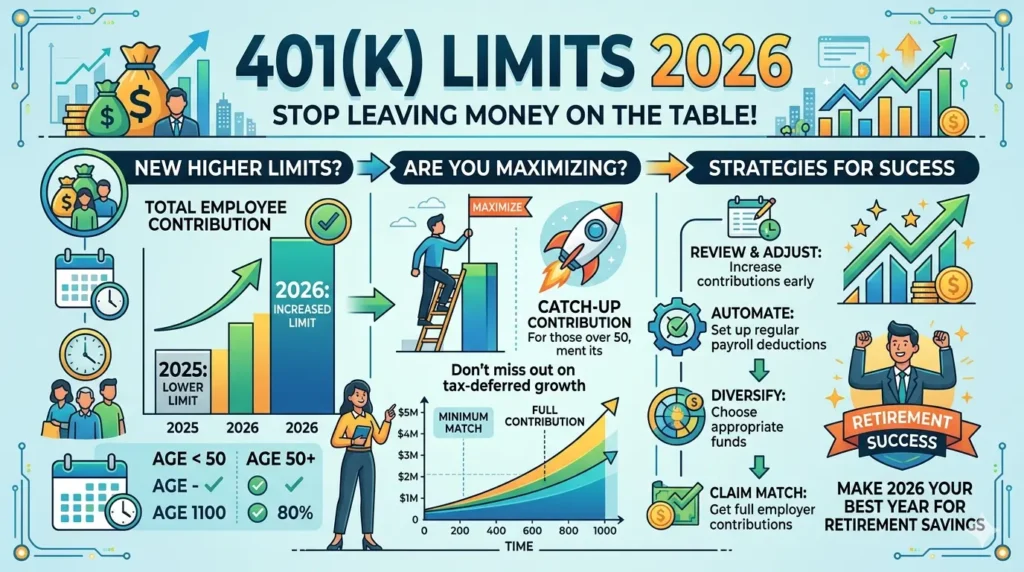 401(k) Limits 2026 Stop Leaving Money on Table