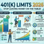 401(k) Limits 2026 Stop Leaving Money on Table