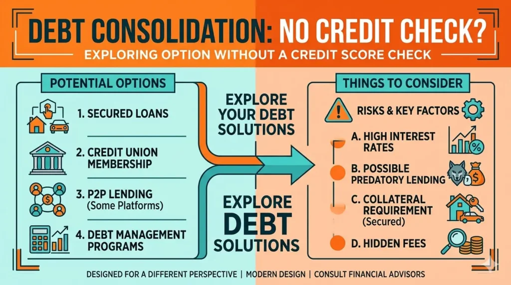 Can I get debt consolidation with no credit check