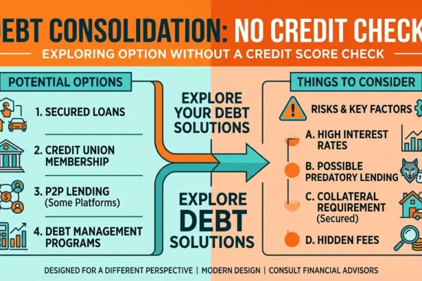 Can I get debt consolidation with no credit check