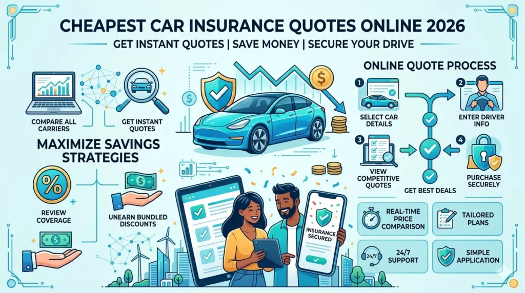 Cheapest Car Insurance Quotes Online 2026