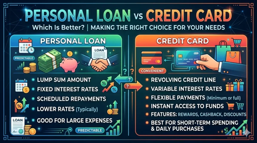 Personal Loan vs Credit Card Which Is Better