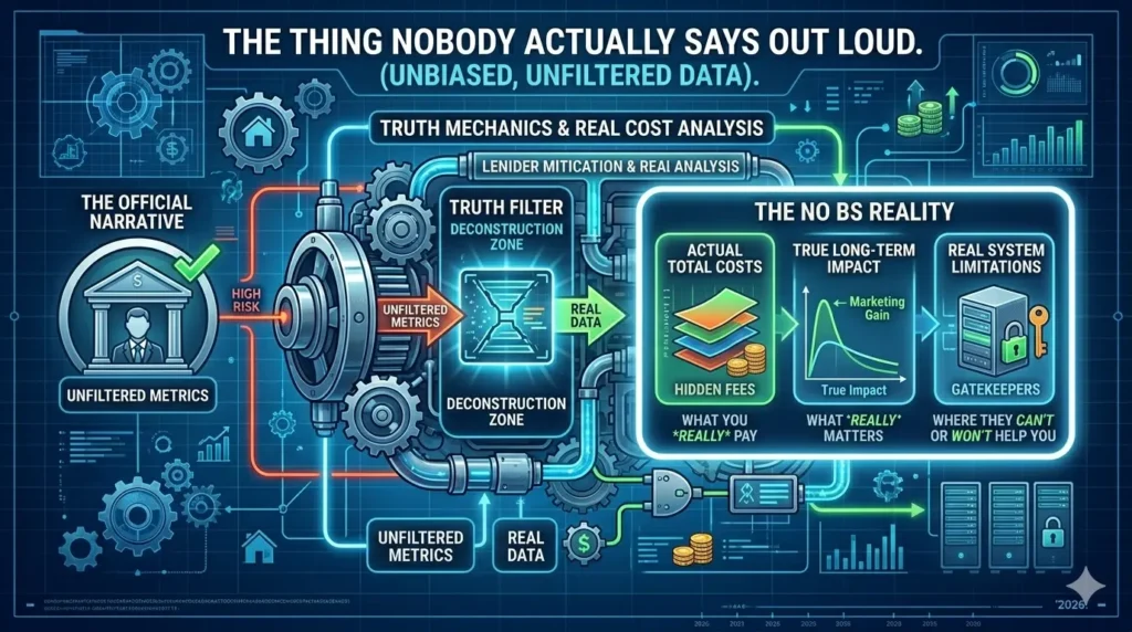 THE THING NOBODY ACTUALLY SAYS OUT LOUD
