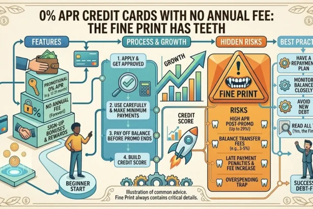 0% APR Credit Cards With No Annual Fee The Fine Print Has Teeth