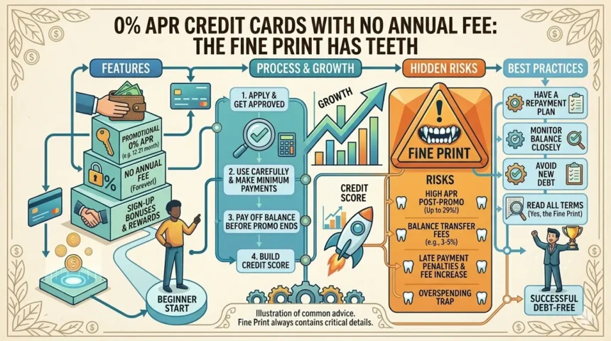 0% APR Credit Cards With No Annual Fee The Fine Print Has Teeth